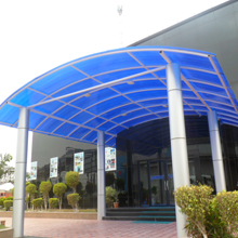 Entrance Polycarbonate Sheds